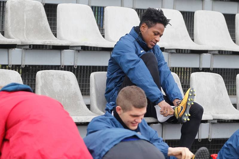 Football. Piast Gliwice. Training. 10.01.2018