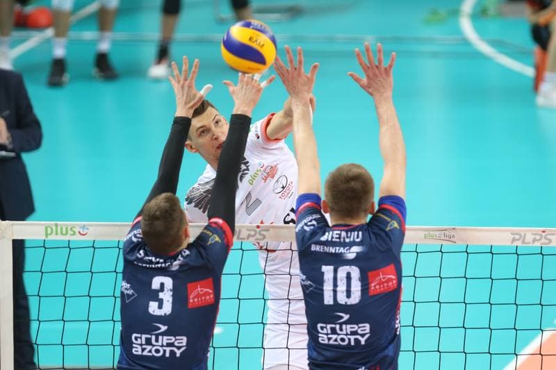 Volleyball. PlusLiga. Jastrzebski Wegiel - ZAKSA Kedzierzyn-Kozle. 13.01.2018