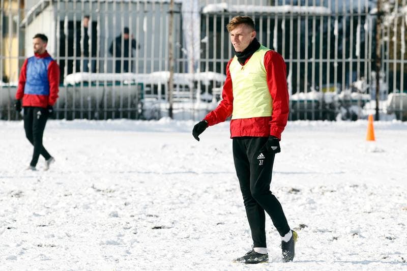 Football. Gornik Zabrze. Training. 05.02.2019