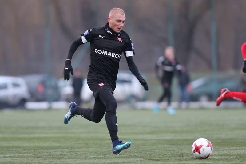Football. Sparing. Zaglebie Sosnowiec - Cracovia Krakow. 17.01.2018