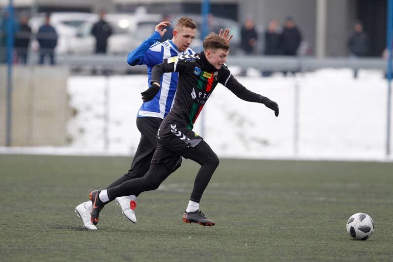 Football. Sparing. GKS Tychy - Ruch Chorzow. 09.02.2019