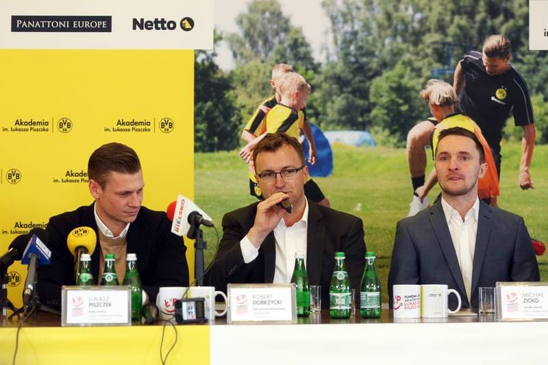 Football. Akademia im. Lukasza Piszczka. Press Conference. 19.03.2019