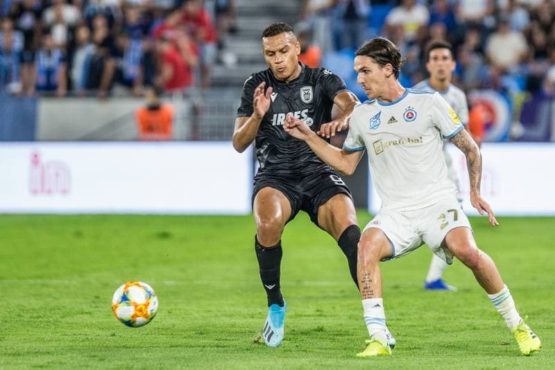 Football. UEFA Europa League. Slovan Bratislava - PAOK FC. 22.08.2019