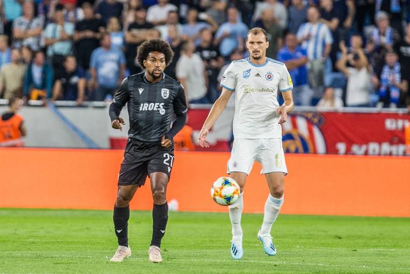 Football. UEFA Europa League. Slovan Bratislava - PAOK FC. 22.08.2019