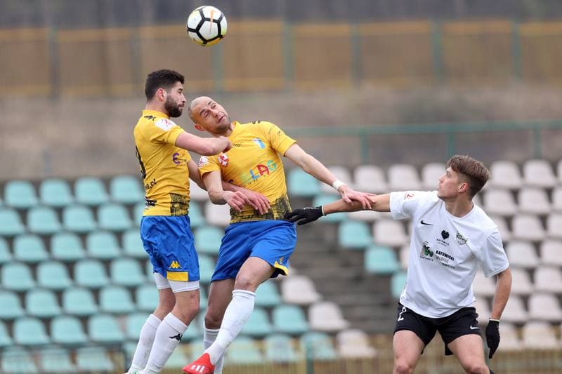 Football. II Liga. Rozwoj Katowice - Olimpia Elblag. 13.04.2019