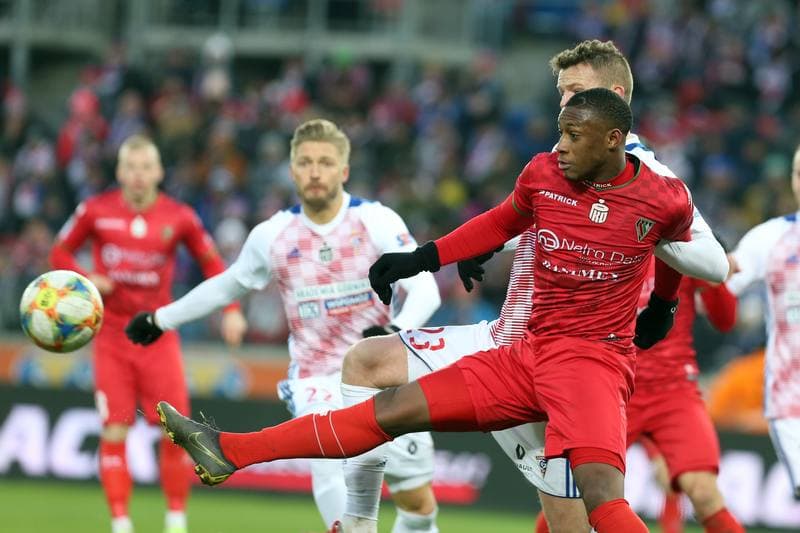 Football. Lotto Ekstraklasa. Gornik Zabrze - Zaglebie Sosnowiec. 23.02.2019