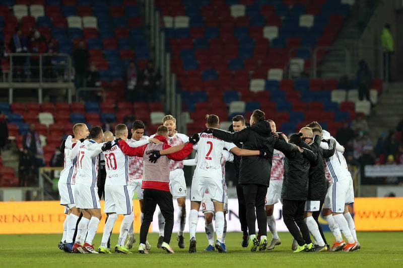 Football. Lotto Ekstraklasa. Gornik Zabrze - Zaglebie Sosnowiec. 23.02.2019