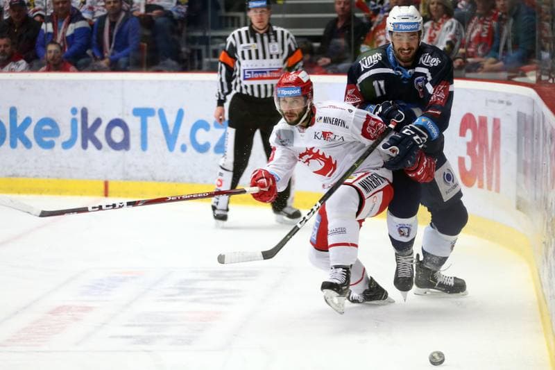 Ice Hockey. Tipsport Extraliga. Ocelari Trinec - Skoda Plzen. 15.04.2019