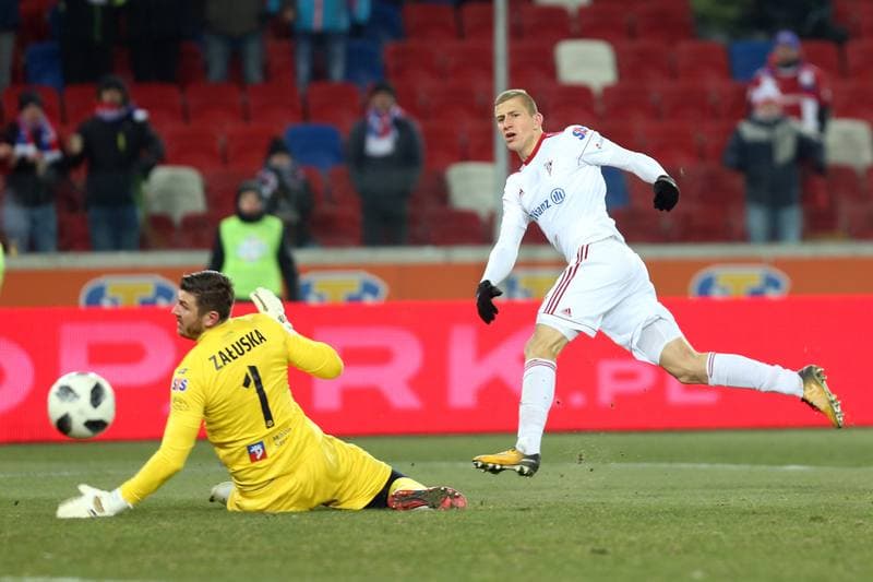 Football. Lotto Ekstraklasa. Gornik Zabrze - Pogon Szczecin. 28.02.2018