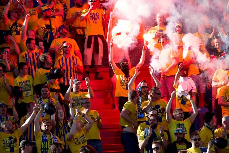 Football. Fortuna:Liga. Banik Ostrava - SFC Opava. 21.04.2019
