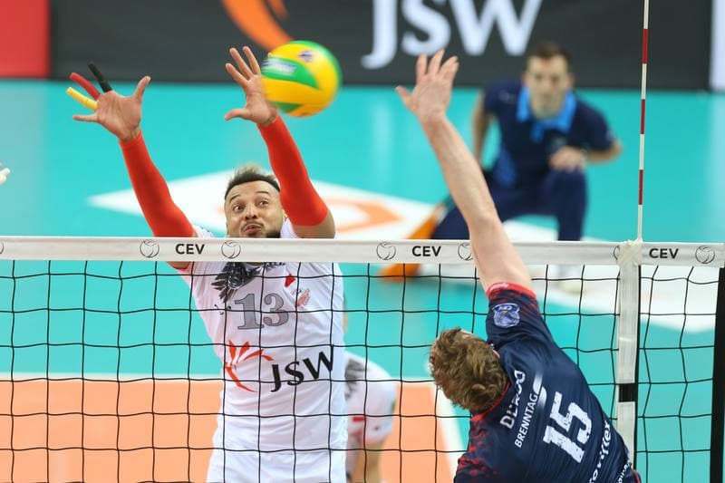 Volleyball. CEV Champions League. Jastrzebski Wegiel - ZAKSA Kedzierzyn-Kozle. 14.03.2018