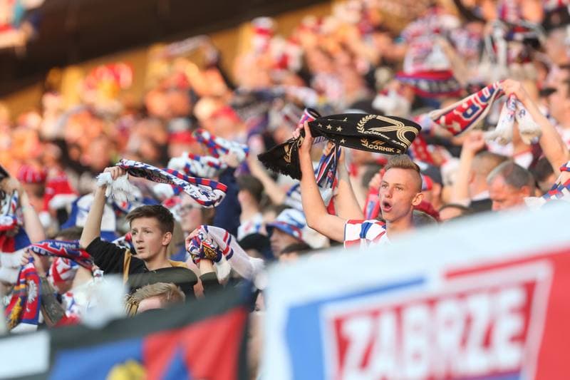 Football. Lotto Ekstraklasa. Gornik Zabrze - Arka Gdynia. 22.04.2019
