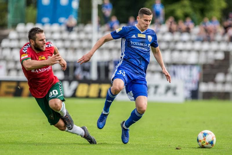 Football. Fortuna I Liga. Zaglebie Sosnowiec - Miedz Legnica. 17.08.2019