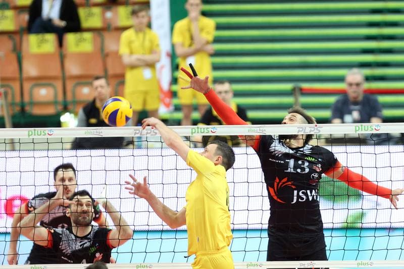 Volleyball. PlusLiga. GKS Katowice - Jastrzebski Wegiel. 25.03.2018