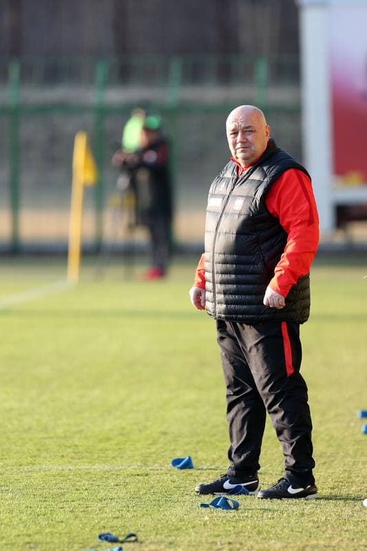 Football. Poland national team. Training. 25.03.2018
