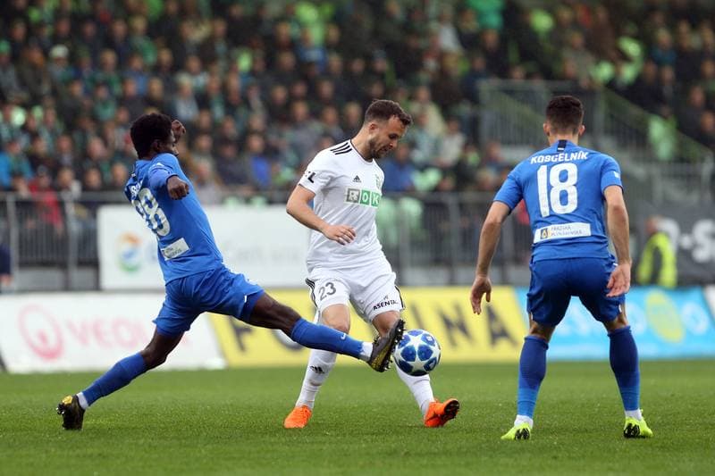 Football. Fortuna:Liga. MFK Karvina - Slovan Liberec. 27.04.2019