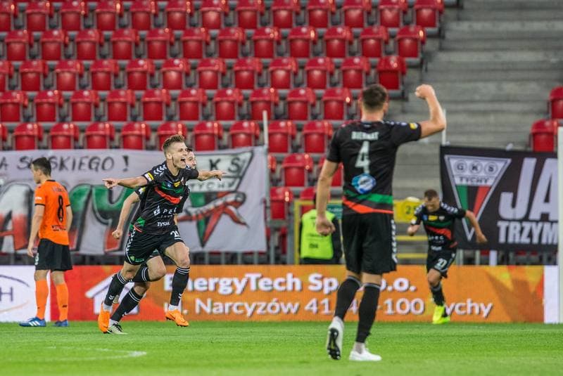 Football. Fortuna I Liga. GKS Tychy - Chrobry Glogow. 21.08.2019