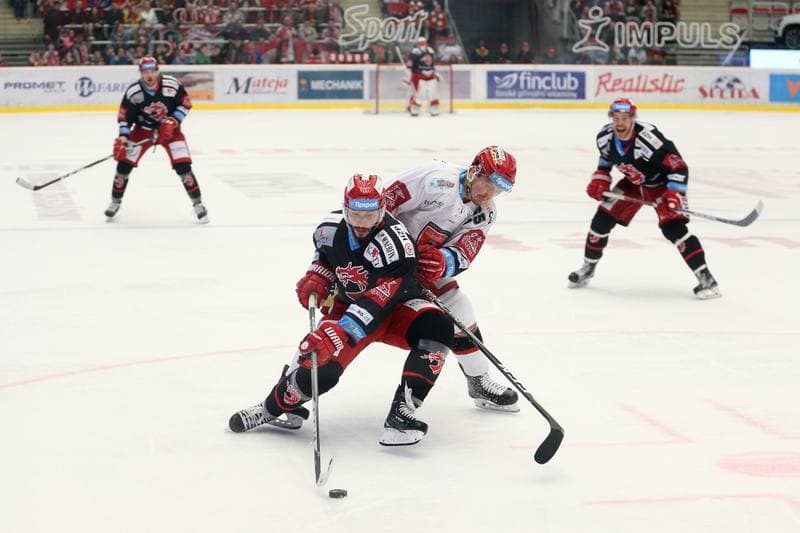 Ice Hockey. TipSport Extraliga. Ocelari Trinec - Mountfield Hradec Kralove. 03.04.2018