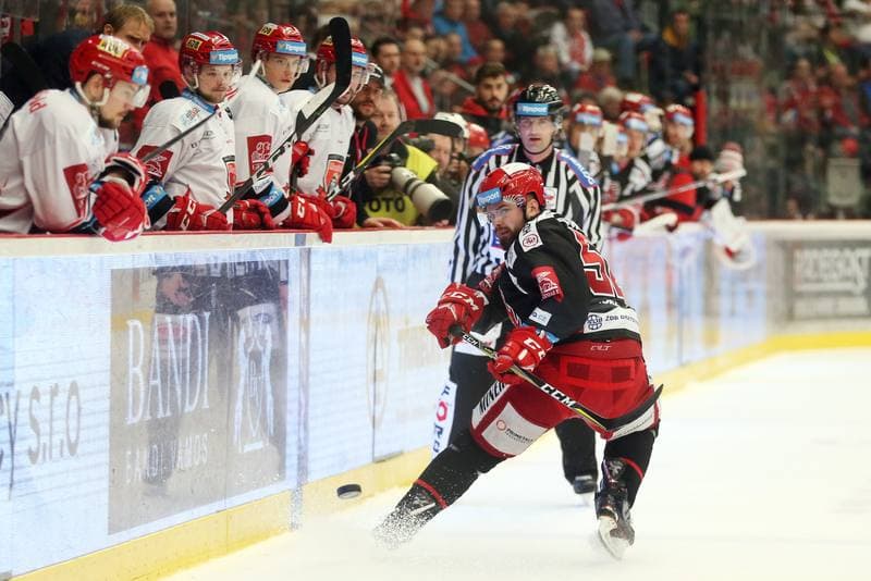 Ice Hockey. TipSport Extraliga. Ocelari Trinec - Mountfield Hradec Kralove. 03.04.2018