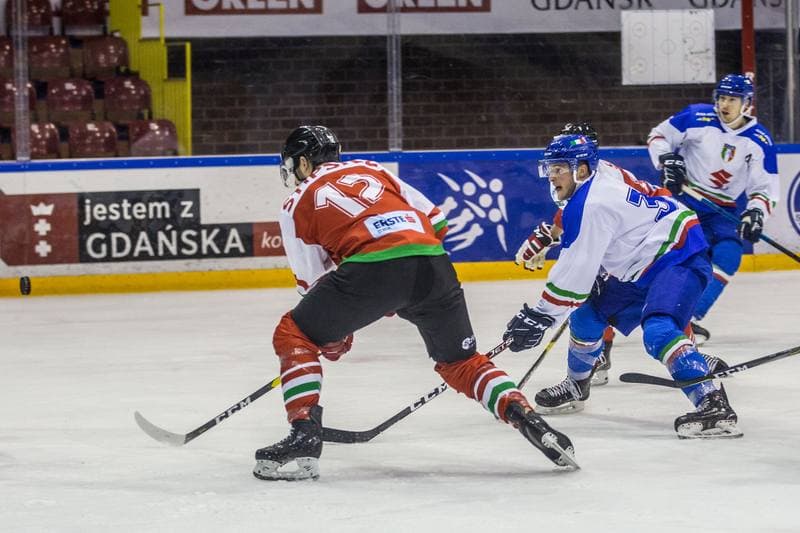 Ice Hockey. Euro Ice Hockey Challenge. Italy - Hungary. 08.11.2019