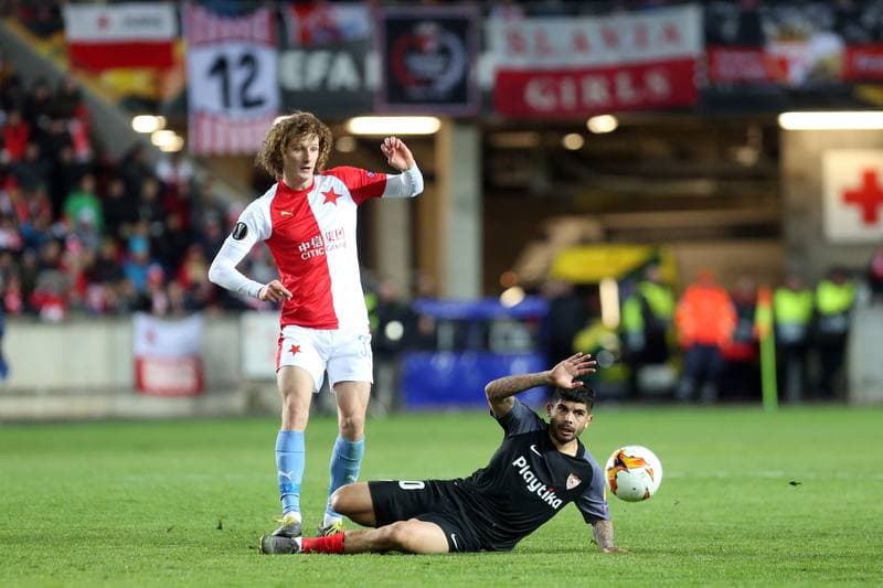 Football. UEFA Europa League. Slavia Prague - Sevilla FC. 14.03.2019