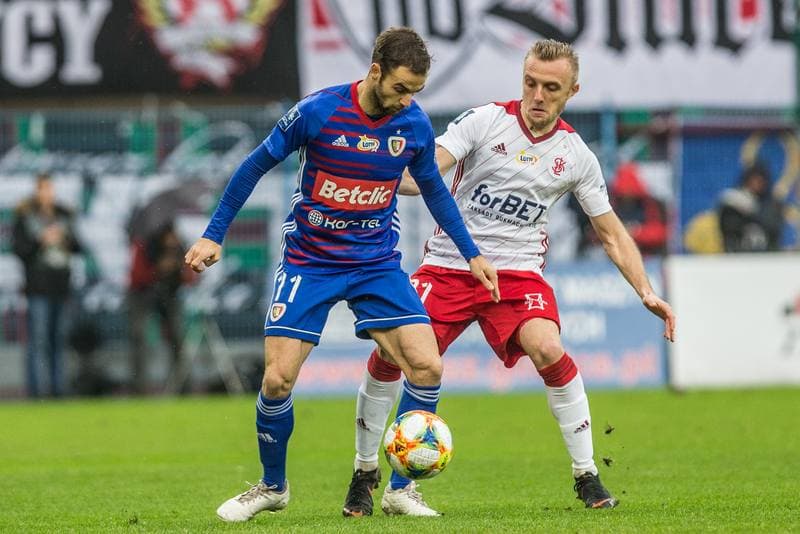 Football. PKO BP Ekstraklasa. Piast Gliwice - LKS Lodz. 15.12.2019