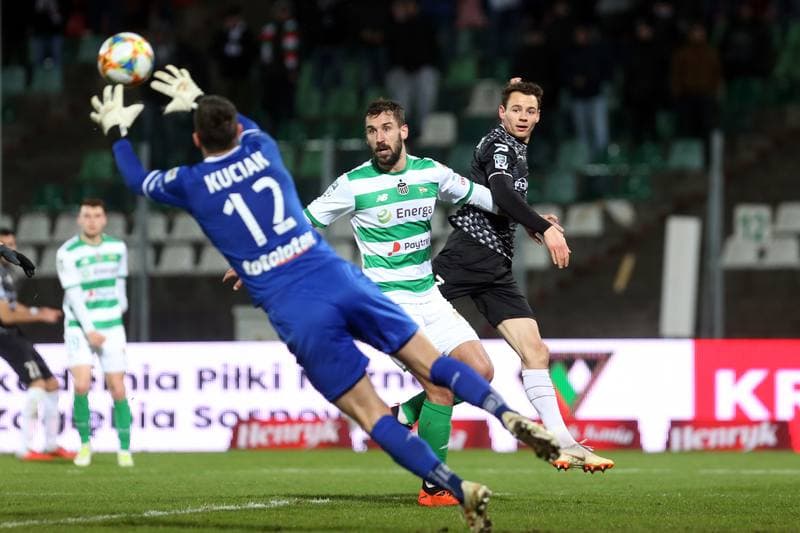 Football. Lotto Ekstraklasa. Zaglebie Sosnowiec - Lechia Gdansk. 16.03.2019