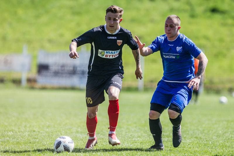 Football. Haiz IV Liga. Polonia Bytom - MKS Myszkow. 01.05.2019