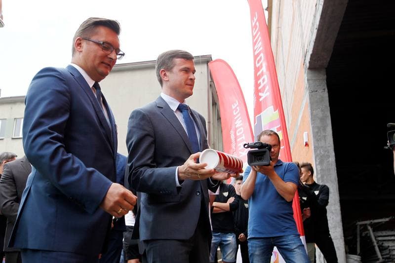 Football. Katowice. Press Conference. 11.05.2018