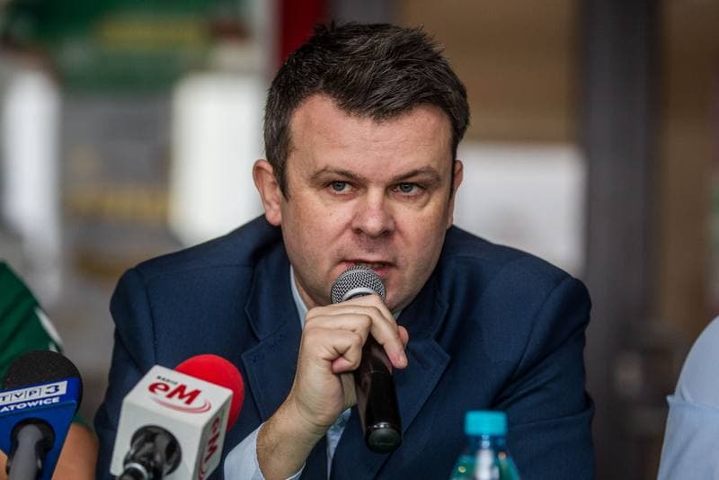 Football. Zaglebie Sosnowiec. Press Conference. 14.01.2020