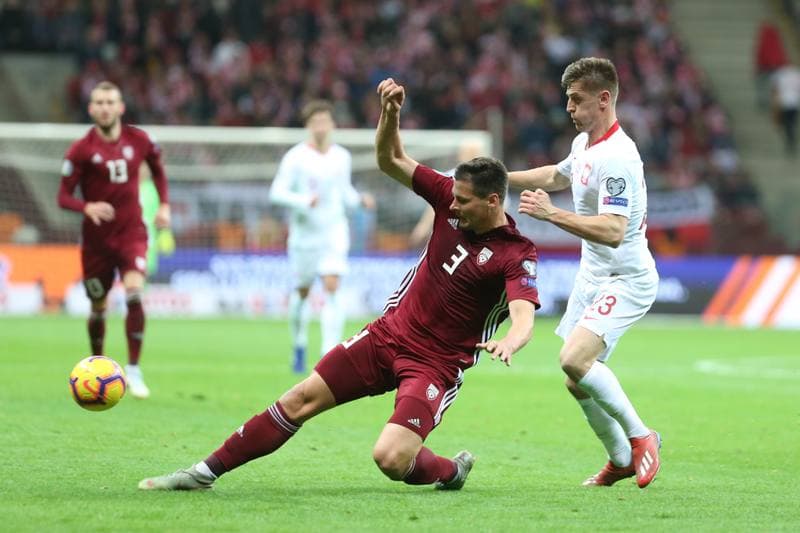 Football. Euro 2020 Qualifiers. Poland - Latvia. 24.03.2019