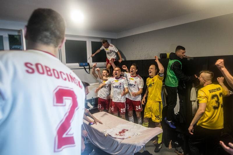 Football. Fortuna I Liga. GKS 1962 Jastrzebie - LKS Lodz. 04.05.2019