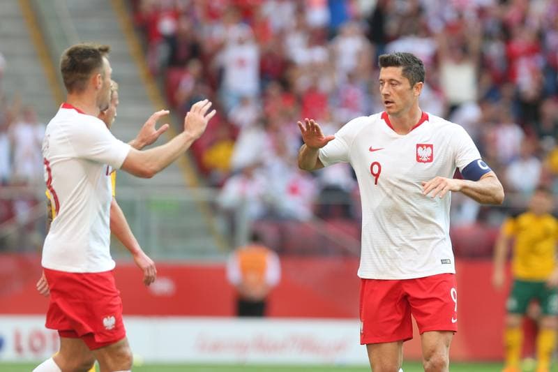 Football. International Friendly. Poland - Lithuania. 12.06.2018