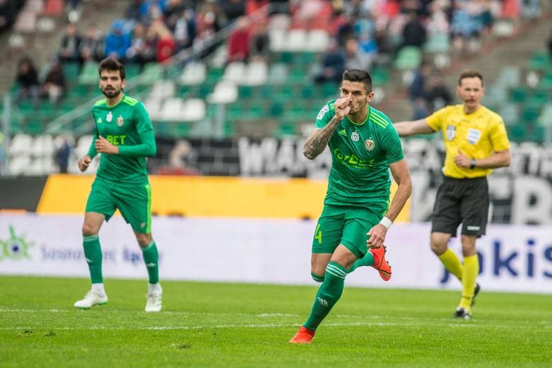 Football. Lotto Ekstraklasa. Zaglebie Sosnowiec - Slask Wroclaw. 05.05.2019
