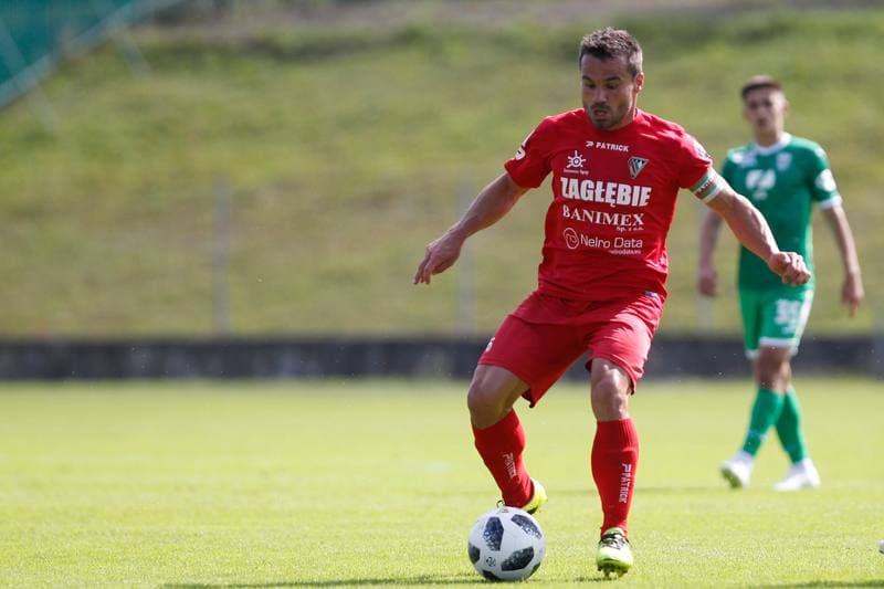 Football. Sparing. Zaglebie Sosnowiec - Karpaty Lwow. 08.07.2018
