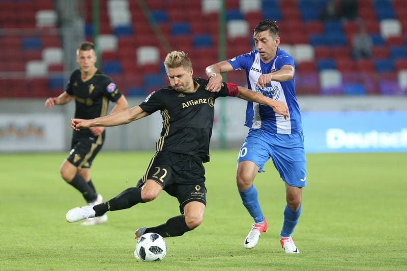 Football. UEFA Europa League. Gornik Zabrze - Zaria Balti. 12.07.2018