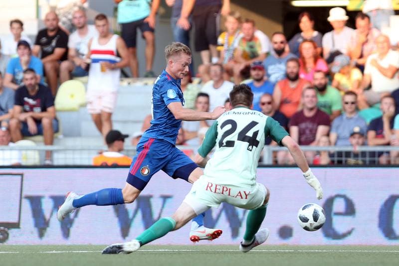 Football. UEFA Europa League. AS Trencin - Feyenoord Rotterdam. 09.08.2018