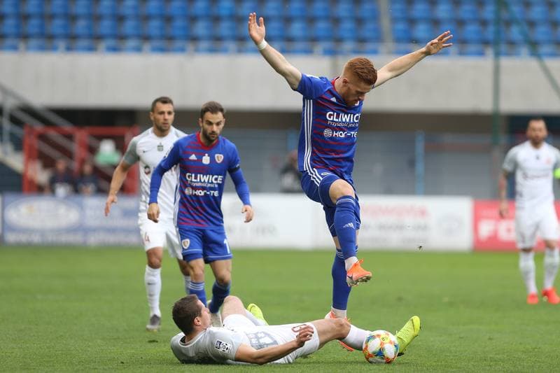 Football. Lotto Ekstraklasa. Piast Gliwice - Zaglebie Lubin. 23.04.2019