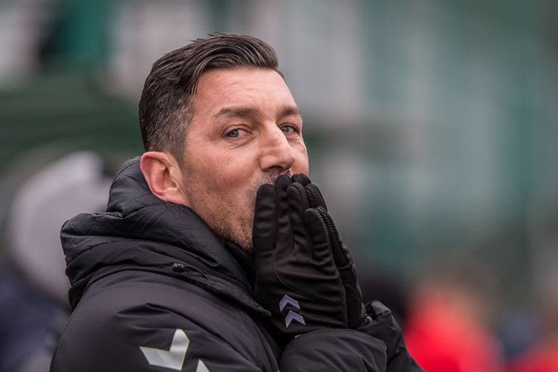 Football. Sparing. Zaglebie Sosnowiec - FK Zeleziarne Podbrezova. 29.01.2020