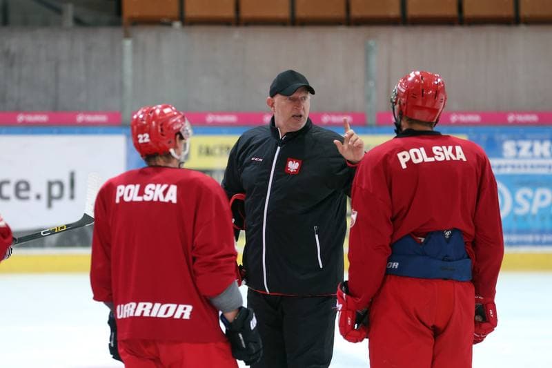 Ice Hockey. Poland national team. Training. 20.08.2018