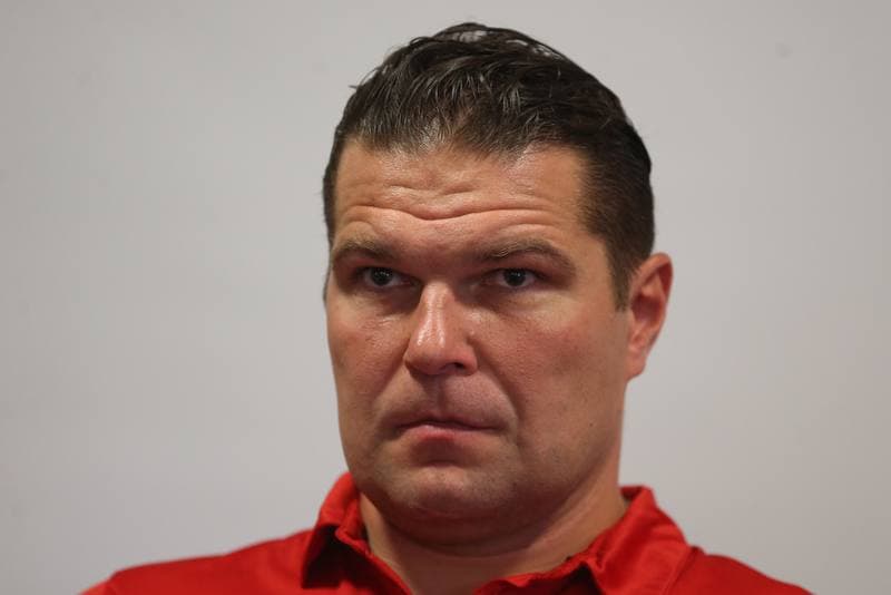 Ice Hockey. Poland national team. Press Conference. 21.08.2018