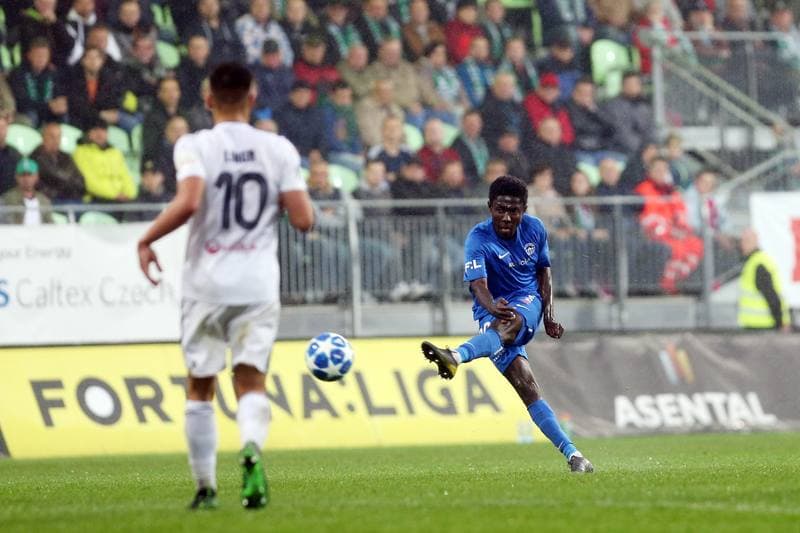 Football. Fortuna:Liga. MFK Karvina - Slovan Liberec. 27.04.2019