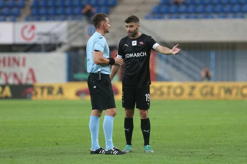 Football. Lotto Ekstraklasa. Piast Gliwice - Cracovia Krakow. 24.08.2018