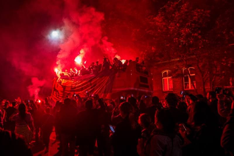 Football. Piast Gliwice. Celebration. 19.05.2019