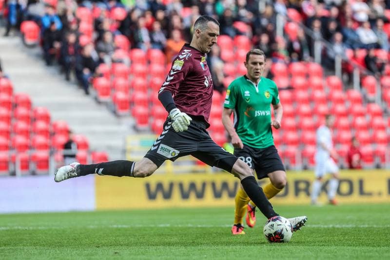 Football. Fortuna I Liga. GKS Tychy - GKS 1962 Jastrzebie. 01.05.2019