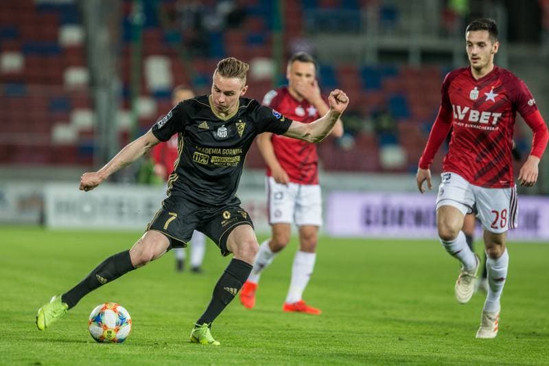 Football. Lotto Ekstraklasa. Gornik Zabrze - Wisla Krakow. 03.05.2019