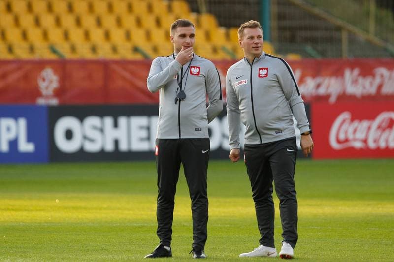 Football. Poland national team. Training. 08.10.2018