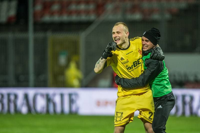 Football. Fortuna I Liga. GKS 1962 Jastrzebie - LKS Lodz. 04.05.2019