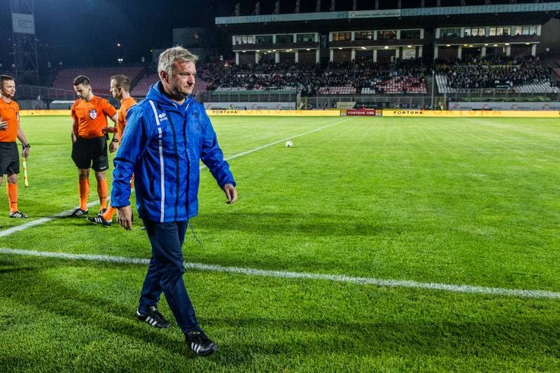 Football. Fortuna I Liga. GKS 1962 Jastrzebie - LKS Lodz. 04.05.2019