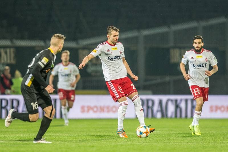 Football. Fortuna I Liga. GKS 1962 Jastrzebie - LKS Lodz. 04.05.2019